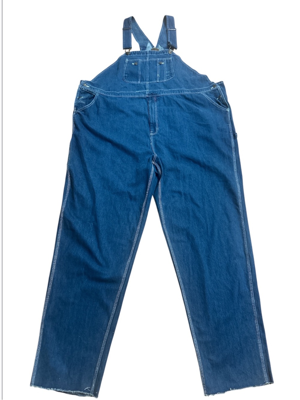 Boulder Creek Relaxed Fit Men's Denim Overalls in Blue Size:56 x 38 NWOT
